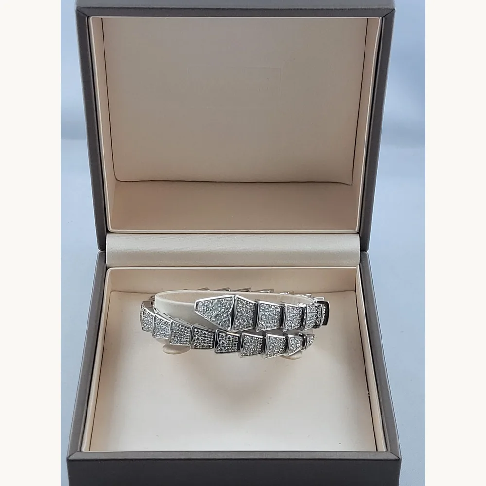Bracelet Bulgari serti de diamants pour expertise de bijou signe - Monaco