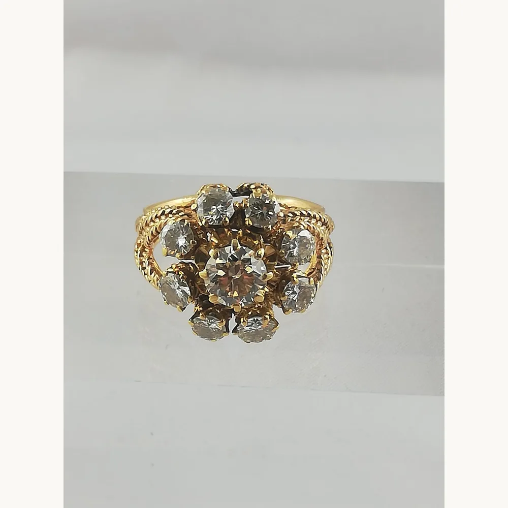 Bijou ancien en or et diamants pour estimation patrimoniale a Monaco